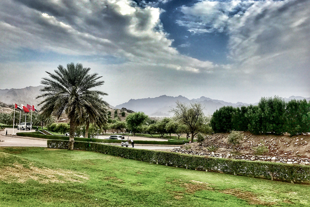 Blick vom Hatta Fort Hotel