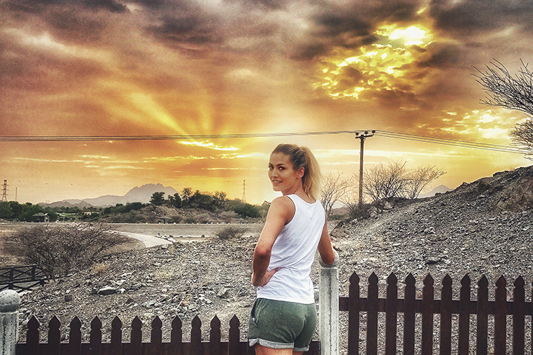 Hatta Sonnenuntergang