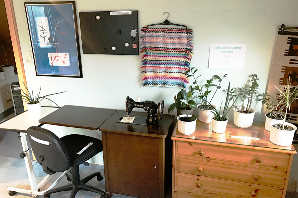 Schlafzimmer von der einen Seite