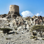 Wachturm in den Bergen von Hatta