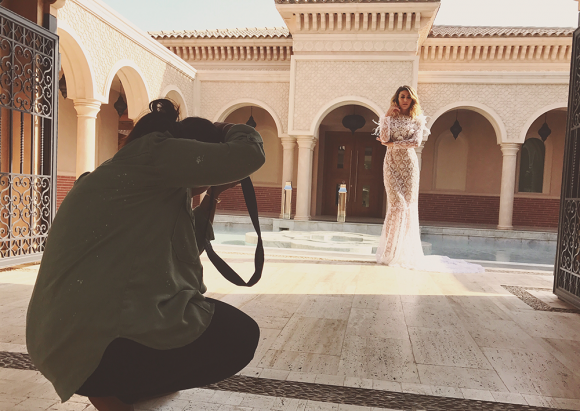 Fotoshooting backstage